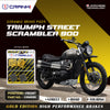 Ceramic Brake Pads For Triumph Street Scrambler 900 - Front - CRM689 - 1 Set - CRANK1