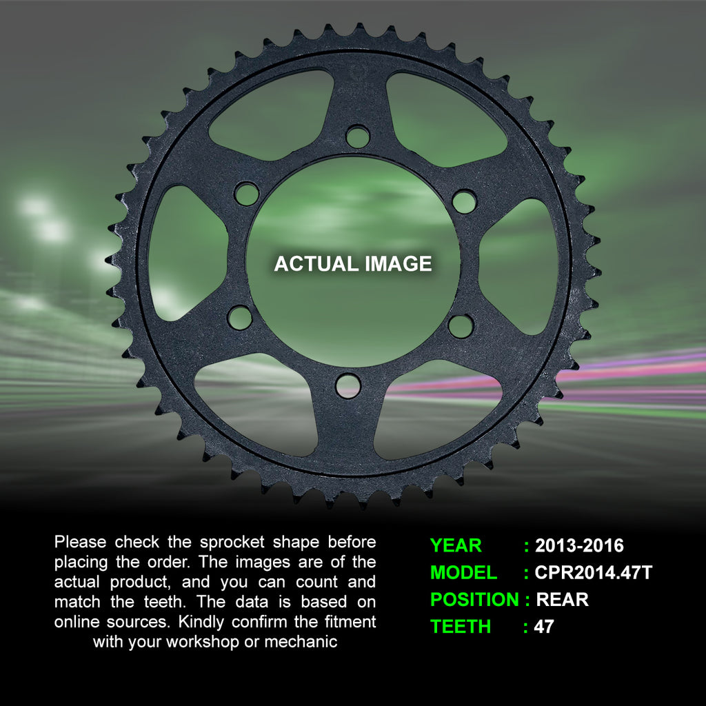 Sprocket For Triumph Street Triple 675 (2013-2016) - Rear - CPR2014.47T - CRANK1