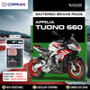 Sintered Brake Pads For Aprilia Tuono 660 (2020 Onwards) - Rear - CB662 - 1 Set - CRANK1