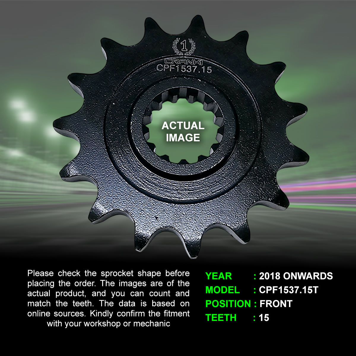 Chain And Sprocket Kit For Kawasaki Z900RS Cafe (2018 Onwards) - CRANK1