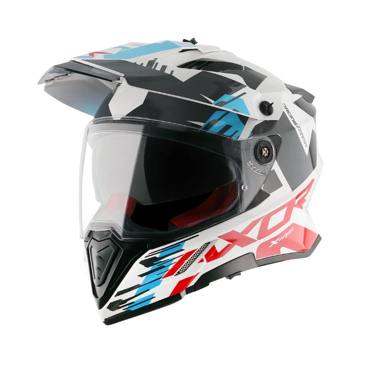 axor x cross x1 dual visor white red_1