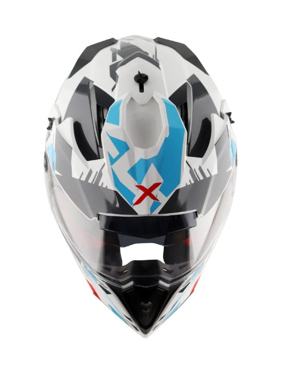 axor x cross x1 dual visor white red_9