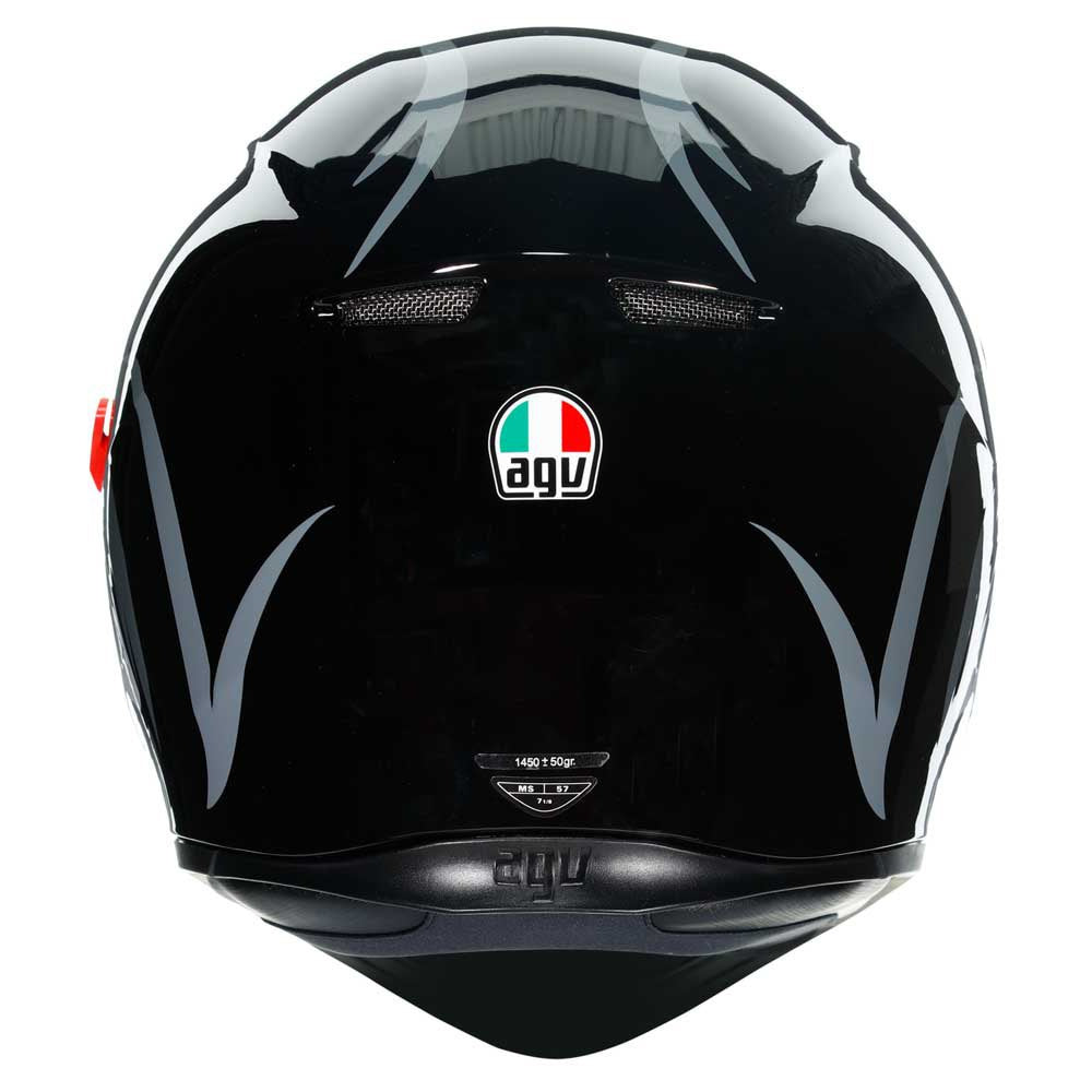 agv k3 gloss black helmet AGV K3 SV Angry Black – Bachoo Motor & Cycle Company